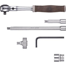 Tải hình ảnh vào trình xem thư viện, Bộ cờ lê đầu xoay VESSEL Woody HRW2004M-SW 1/4
