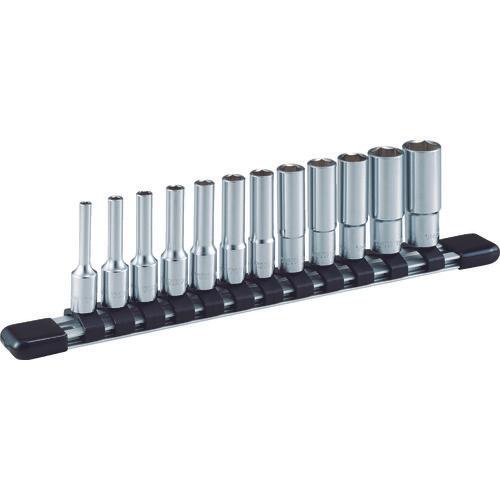 TONE ชุดลูกบ๊อกซ์ลึก (หกเหลี่ยม พร้อมตัวจับ) 12 ชิ้น