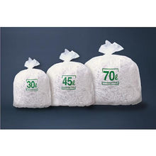 Load image into gallery viewer, SANIPAK capacity notation white translucent garbage bag (biomass blend) 90L 10 sheets 0.025mm
