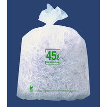 Load image into gallery viewer, SANIPAK capacity notation white translucent garbage bag (biomass blend) 90L 10 sheets 0.025mm
