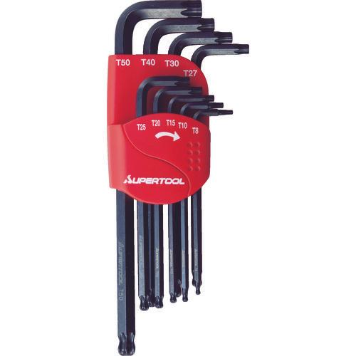 Cờ lê lục giác đầu bi SUPER TOOL dài (bộ 9 cái) T8-T50