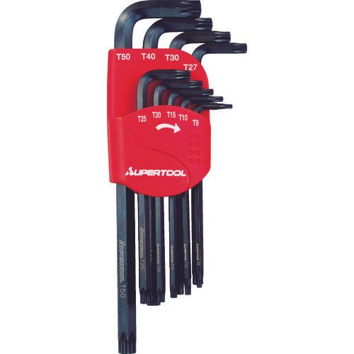 Cờ lê lục giác SUPER TOOL dài có lỗ chống phá (bộ 9 cái) T8-50