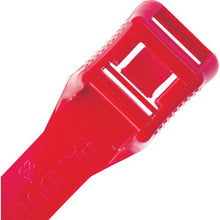 Tải hình ảnh vào trình xem thư viện, PANDUIT Ties Inline Ties Chống chịu thời tiết Đỏ tươi 100 Cái
