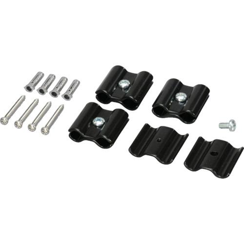 光　ジョイント金具　黒　８φ用　４Ｐ