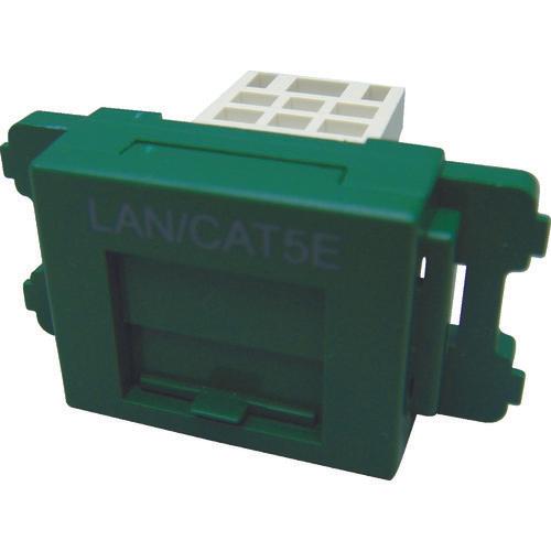 パンドウイット　カテゴリ５ＥＪＩＳプレート用ジャックキット　緑