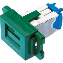 画像をギャラリービューアに読み込む, パンドウイット　カテゴリ６ＡＪＩＳプレート用ジャックキット　緑
