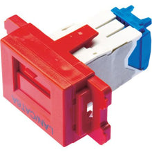 画像をギャラリービューアに読み込む, パンドウイット　カテゴリ６ＡＪＩＳプレート用ジャックキット　赤
