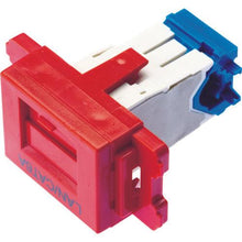 画像をギャラリービューアに読み込む, パンドウイット　カテゴリ６ＡＪＩＳプレート用ジャックキット　赤
