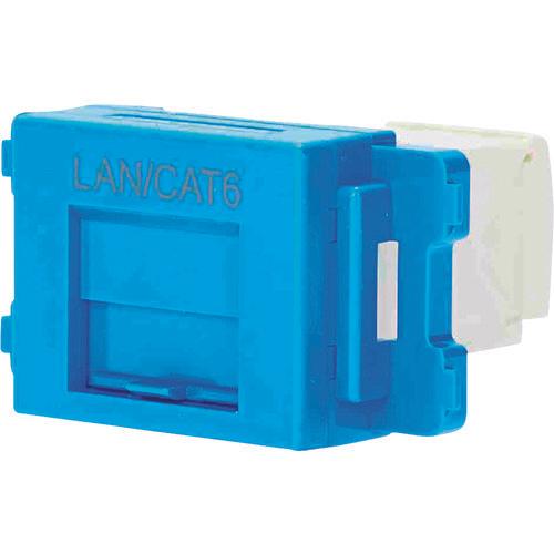 パンドウイット　カテゴリ６ＪＩＳプレート用ジャックキット　青