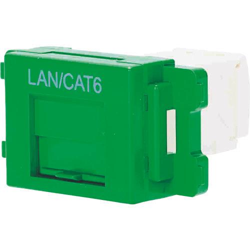 パンドウイット　カテゴリ６ＪＩＳプレート用ジャックキット　緑