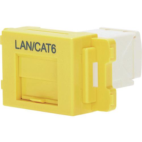 パンドウイット　カテゴリ６ＪＩＳプレート用ジャックキット　黄