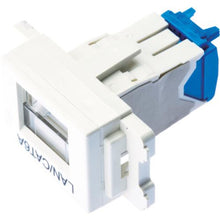 画像をギャラリービューアに読み込む, パンドウイット　カテゴリ６ＡＪＩＳプレート用ジャックキット　オフホワイト
