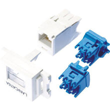 画像をギャラリービューアに読み込む, パンドウイット　カテゴリ６ＡＪＩＳプレート用ジャックキット　オフホワイト
