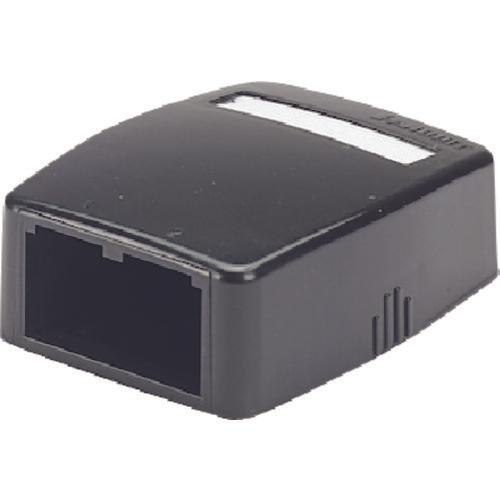 PANDUIT花环盒 无快门 2口 黑色 JOQ20000BL