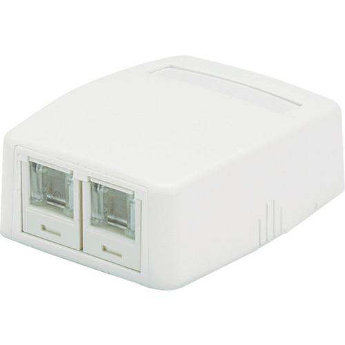 PANDUIT CAT6A花环套件带弹簧快门2口白色JOQ2H6A00