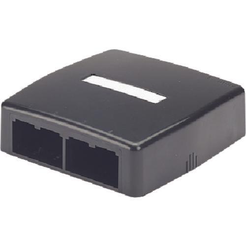 PANDUIT无快门花环盒 4 口黑色 JOQ40000BL