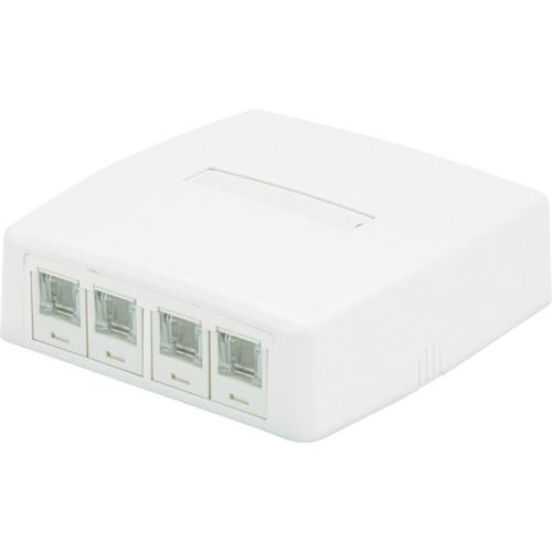 PANDUIT CAT5E花环套件带弹簧快门4口白色JOQ4H500