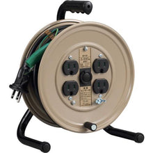 Load image into gallery viewer, Cord reel with HATAYA temperature sensor Single phase 100V 10M with ground
