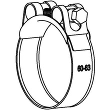 画像をギャラリービューアに読み込む, ＪＵＢＩＬＥＥ　スーパークランプ　取付径　４０－４３ｍｍ　（５個入）
