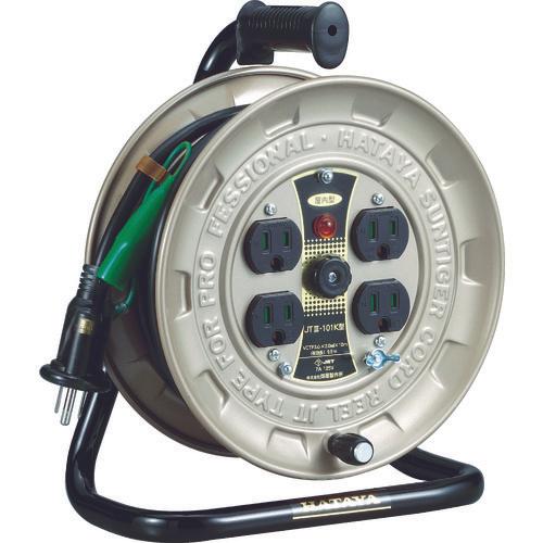 HATAYA JT-3 type cord reel single phase 100V with ground 10m
