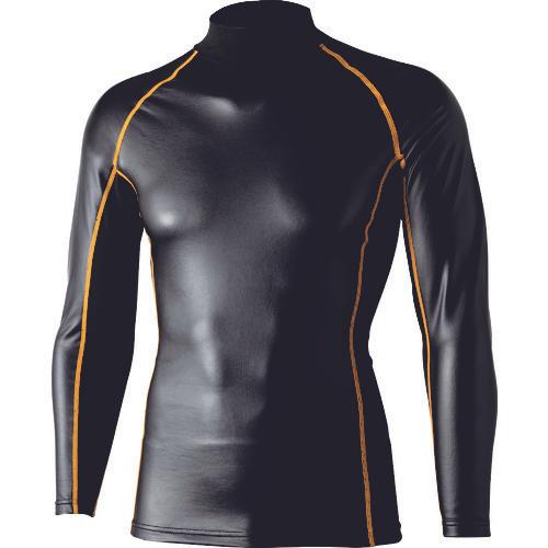 OTAFUKU Blind Tricot Windproof Power Stretch High Neck Shirt Black/Yellow S