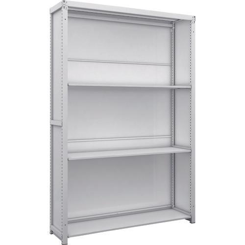 TRUSCO K1 ชั้นเก็บของความหนาแน่นสูงเคลือบสารต้านแบคทีเรียพร้อมแผ่นหลังและแผ่นข้าง H1900XW1250XD325 4 ขั้น