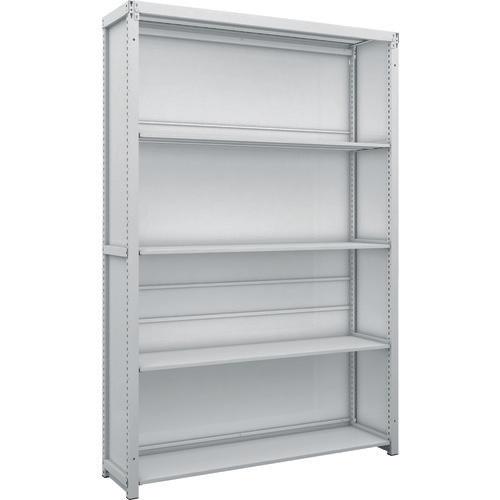 TRUSCO K1 ชั้นเก็บของความหนาแน่นสูงเคลือบสารต้านแบคทีเรียพร้อมแผ่นหลังและแผ่นข้าง H1900XW1250XD325 5 ขั้น