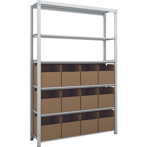 TRUSCO K1 ชั้นเก็บของความหนาแน่นสูงเคลือบสารต้านแบคทีเรีย H1900XW1250XD325 6 ชั้นพร้อมขวด 12 ขวด