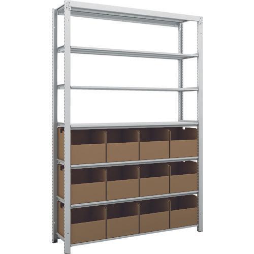 TRUSCO K1 ชั้นเก็บของความหนาแน่นสูงเคลือบสารต้านแบคทีเรีย H1900XW1250XD325 7 ชั้นพร้อมขวด 12 ขวด