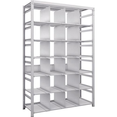 TRUSCO K1 ชั้นเก็บของความหนาแน่นสูงเคลือบสารต้านแบคทีเรีย H1900XW1250XD475 7 ชั้นพร้อม 18 ฉากกั้นที่เคลื่อนย้ายได้