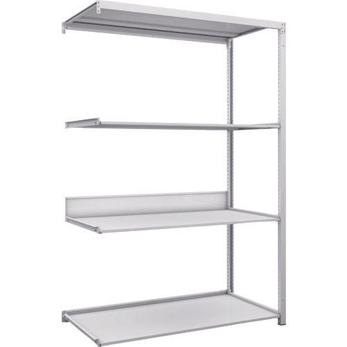 TRUSCO K1 ชั้นเก็บของความหนาแน่นสูงเคลือบสารต้านแบคทีเรีย H1900XW1250XD625 ชนิดเชื่อมต่อ 4 ชั้น