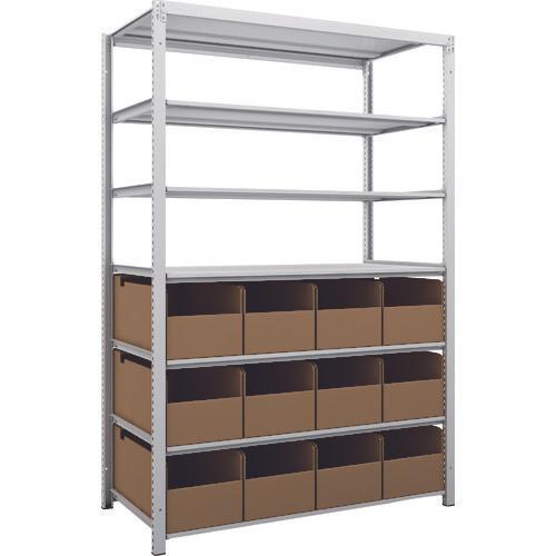 TRUSCO K1 ชั้นเก็บของความหนาแน่นสูงเคลือบสารต้านแบคทีเรีย H1900XW1250XD625 7 ชั้นพร้อมขวด 12 ขวด