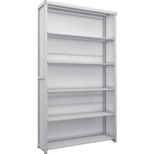 TRUSCO K1 ชั้นเก็บของความหนาแน่นสูงเคลือบสารต้านแบคทีเรียพร้อมแผ่นหลังและแผ่นข้าง H2200XW1250XD325 6 ขั้น