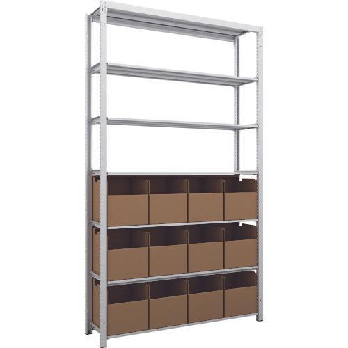 TRUSCO K1 ชั้นเก็บของความหนาแน่นสูงเคลือบสารต้านแบคทีเรีย H2200XW1250XD325 7 ชั้นพร้อมขวด 12 ขวด