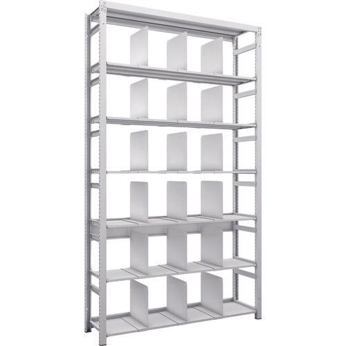 TRUSCO K1 ชั้นเก็บของความหนาแน่นสูงเคลือบสารต้านแบคทีเรีย H2200XW1250XD325 7 ชั้นพร้อม 18 ฉากกั้นที่เคลื่อนย้ายได้