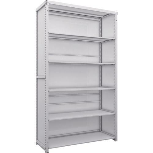 TRUSCO K1 ชั้นเก็บของความหนาแน่นสูงเคลือบสารต้านแบคทีเรียพร้อมแผ่นหลังและแผ่นข้าง H2200XW1250XD475 6 ขั้น