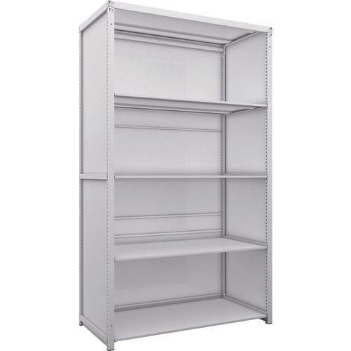 TRUSCO K1 ชั้นเก็บของความหนาแน่นสูงเคลือบสารต้านแบคทีเรียพร้อมแผ่นหลังและแผ่นข้าง H2200XW1250XD625 5 ขั้น