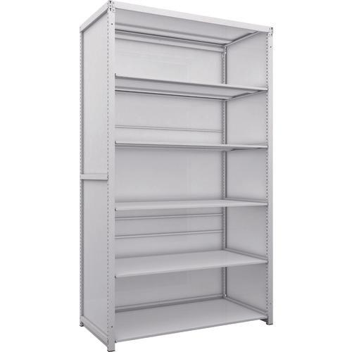 TRUSCO K1 ชั้นเก็บของความหนาแน่นสูงเคลือบสารต้านแบคทีเรียพร้อมแผ่นหลังและแผ่นข้าง H2200XW1250XD625 6 ขั้น