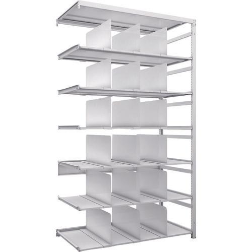 TRUSCO K1 ชั้นเก็บของความหนาแน่นสูงเคลือบสารต้านแบคทีเรีย H2200XW1250XD625 7 ระดับพร้อม 18 พาร์ติชันแบบเชื่อมต่อ