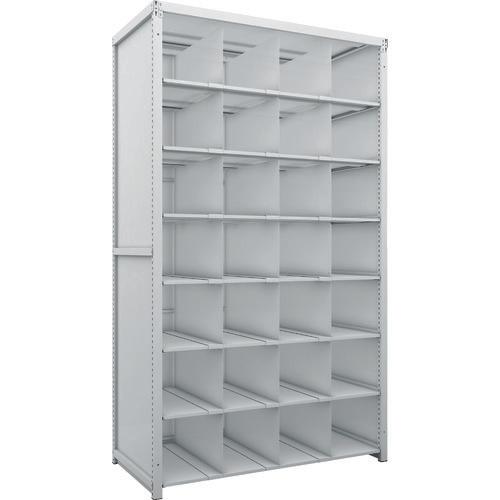 TRUSCO K1 ชั้นเก็บของความหนาแน่นสูงเคลือบสารต้านแบคทีเรียพร้อมแผ่นหลังและแผ่นข้าง H2200XW1250XD625 8 ขั้นพร้อม 21 ฉากกั้นที่เคลื่อนย้ายได้