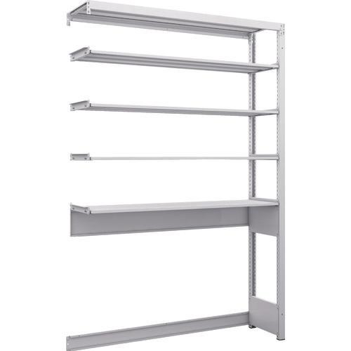 TRUSCO K1 ชนิดเคลือบสารต้านแบคทีเรีย ชั้นเก็บของความหนาแน่นสูง ชนิดเปิดล่าง H1900XW1250XD325 ชนิดเชื่อมต่อ 5 ชั้น