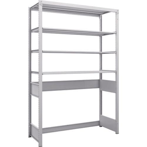 TRUSCO K1 ชนิดเคลือบสารต้านแบคทีเรีย ชั้นเก็บของความหนาแน่นสูง ก้นเปิด ชนิด H1900XW1250XD475 4 ขั้น