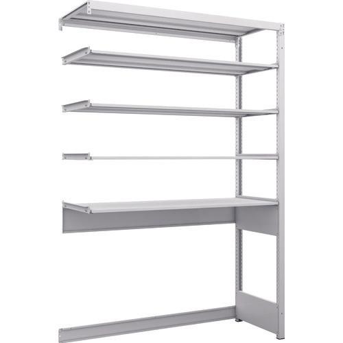 TRUSCO K1 ชนิดเคลือบสารต้านแบคทีเรีย ชั้นเก็บของความหนาแน่นสูง ชนิดก้นเปิด H1900XW1250XD475 ชนิดเชื่อมต่อ 5 ชั้น