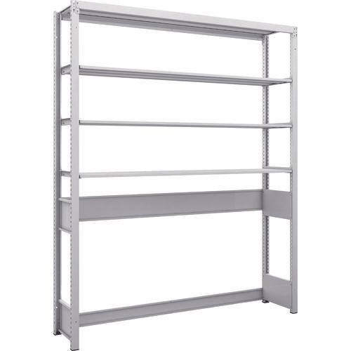 TRUSCO K1 ชนิดเคลือบสารต้านแบคทีเรีย ชั้นเก็บของความหนาแน่นสูง ก้นเปิด ชนิด H1900XW1550XD325 4 ขั้น