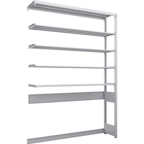 TRUSCO K1 ชนิดเคลือบสารต้านแบคทีเรีย ชั้นเก็บของความหนาแน่นสูง ชนิดเปิดด้านล่าง H2200XW1550XD325 ชนิดเชื่อมต่อ 5 ชั้น