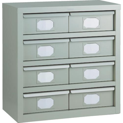 TRUSCO UNIT ลิ้นชักชนิด K 592X609 V-2X8 ชิ้น นีโอเกรย์