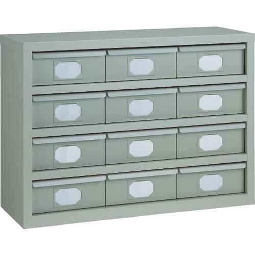 TRUSCO UNIT ลิ้นชักแบบ K 854X609 V-2X12 ชิ้น นีโอเกรย์