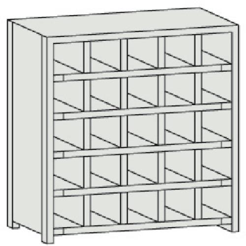 ชั้นวางแบบแบ่งช่อง TRUSCO KA พร้อมตัวกั้นน้ำหก 889X214XH927 5 แถว 5 ขั้น