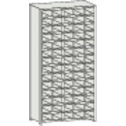 ชั้นวางแบบแยกส่วน TRUSCO KA พร้อมตัวหยุดหก 889 x 214 x H1802 5 แถว 14 ขั้น