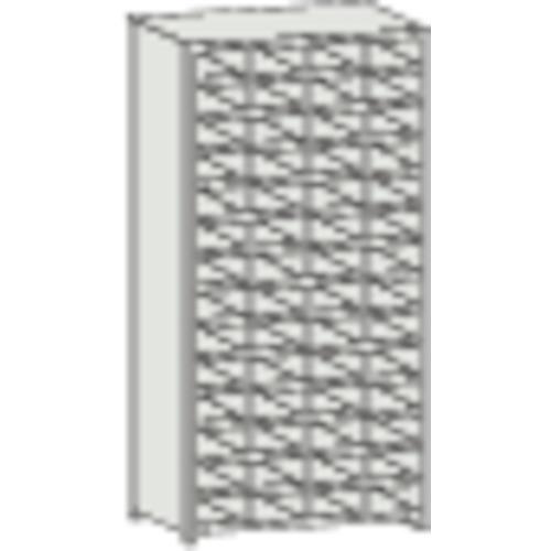 ชั้นวางแบบแยกส่วน TRUSCO KB พร้อมตัวกั้นน้ำหก 889X264XH1802 4 แถว 14 ขั้น